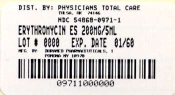 ERYTHROMYCIN ETHYLSUCCINATE AND SULFISOXAZOLE ACETYL